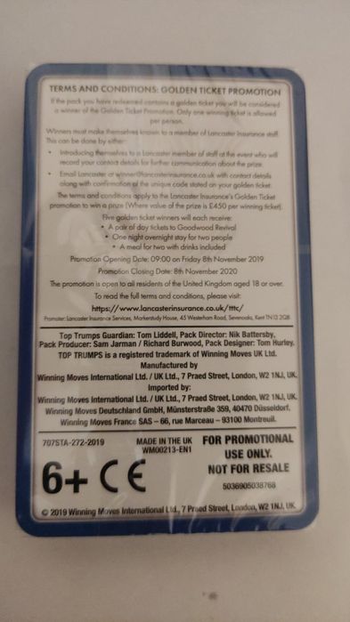 Top trumps ((лимитированная карточная игра)