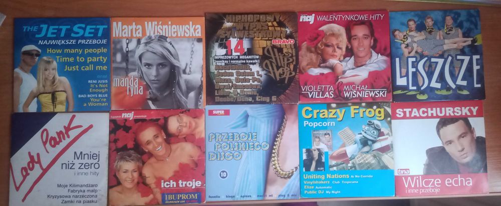 Kolekcja muzyki Przeboje Hity Pop Hip-Hop Disco CD
