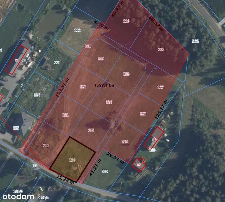 Kompleks działek- blisko A2/DK92