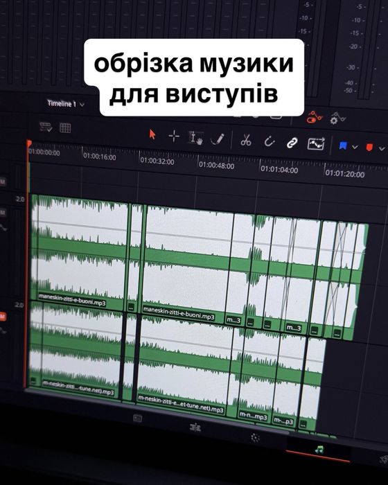 Обрізка музики для художньої гімнастики