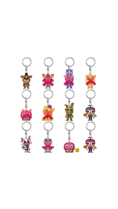 Обмін. Funko mystery Pocket pop keychain фнаф