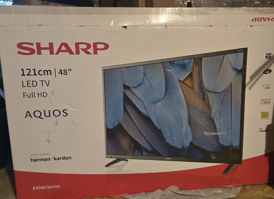 Tv Sharp 48 cali uszkodzony