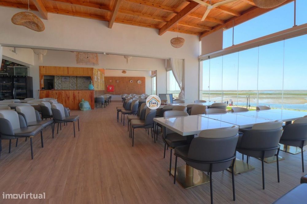 Restaurant Business Transfer at Olhão Marina — Breathtaking View of