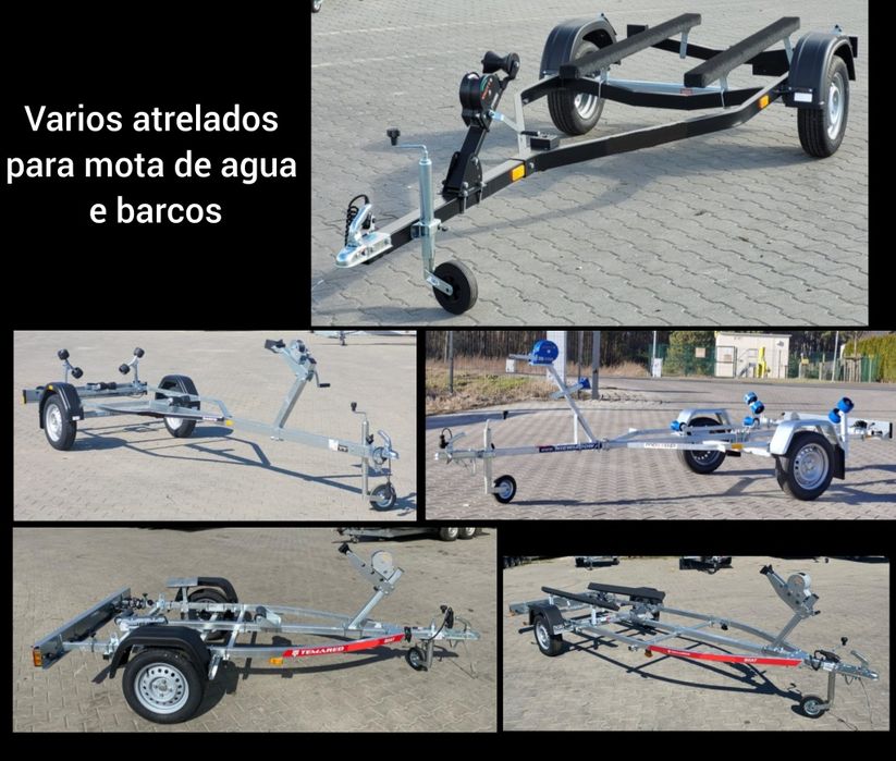 Varios atrelados novos