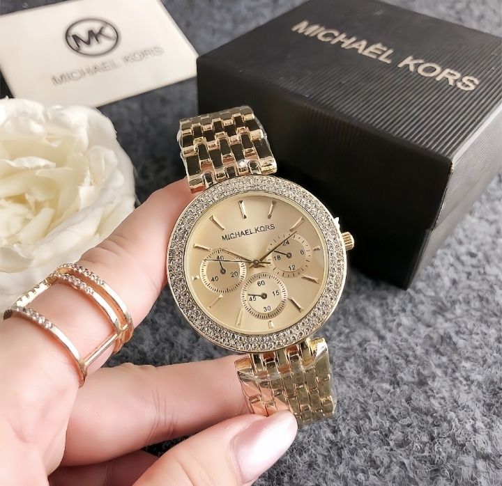 Zloty zegarek Michael Kors plus pudełko