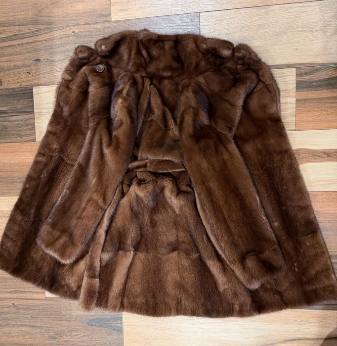 Розкішна шуба в медовому відтінку Honey Hue ( M-L)