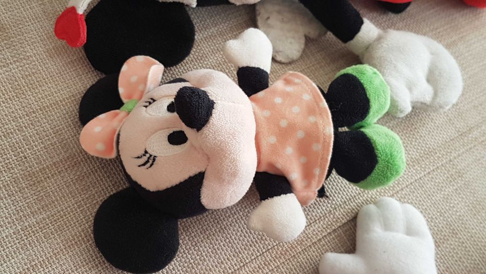 Zestaw pluszaki myszki Miki i Minnie