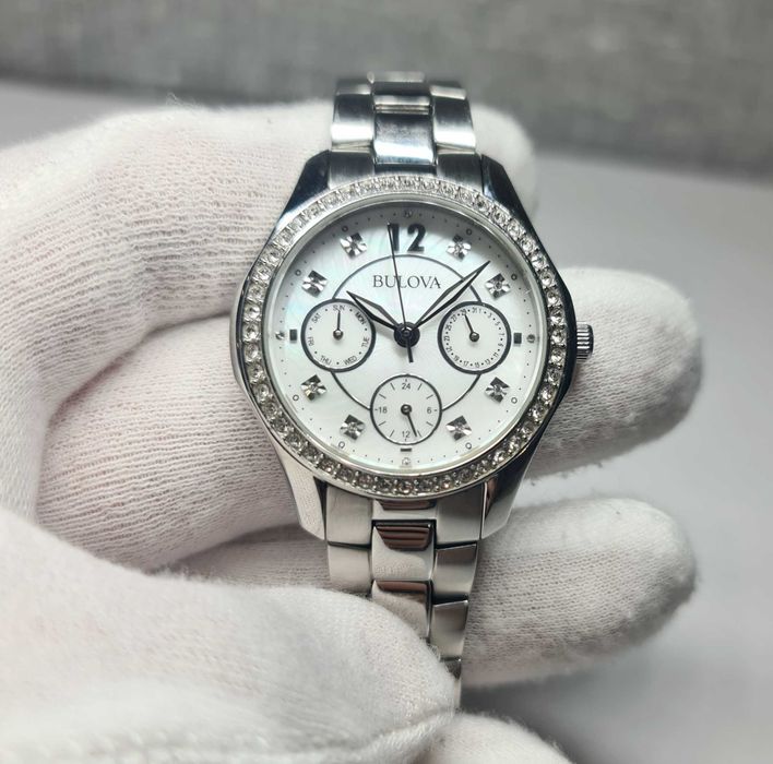 Жіночий годинник JBW JB-6210 Diamond 38mm Chronograph