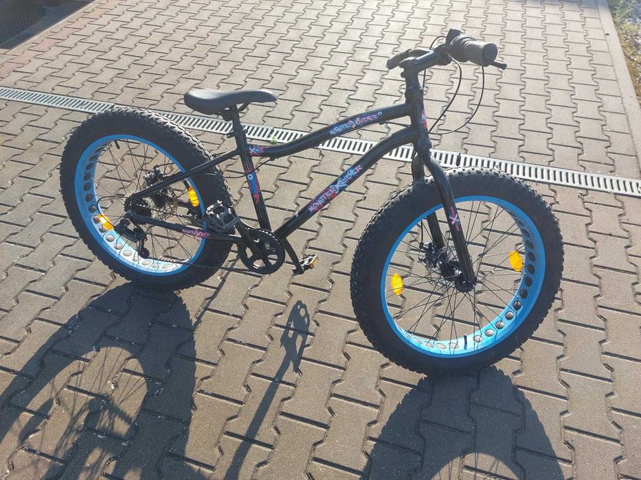 Rower młodzieżowy wyczynowy duże opony super stan monster x rider