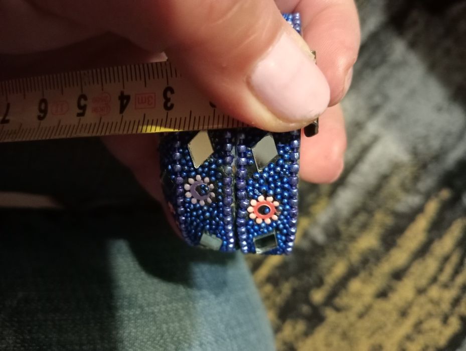 Pudełko kuferek puzderko z koralików