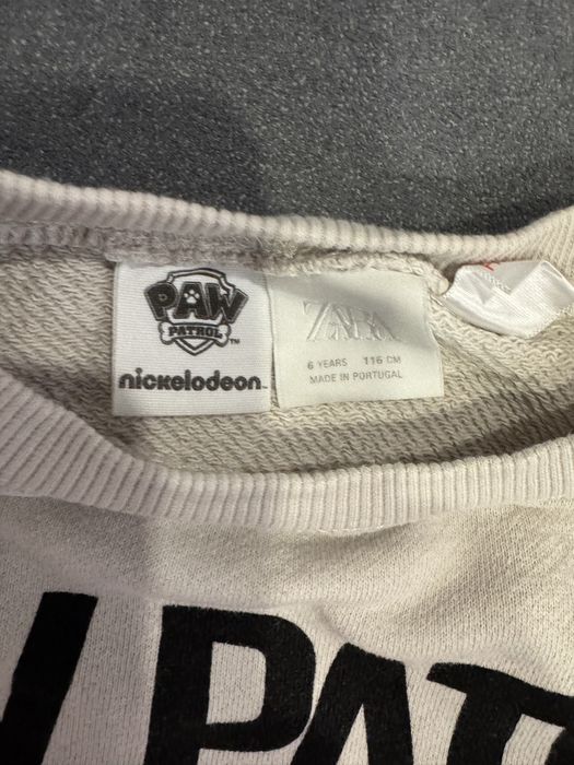 Світшот Зара Zara кофта худі дитяча 110-116 Щенячий патруль