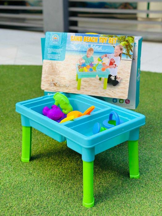 Акція!!! Дитячий стіл-пісочниця з набором для піску
