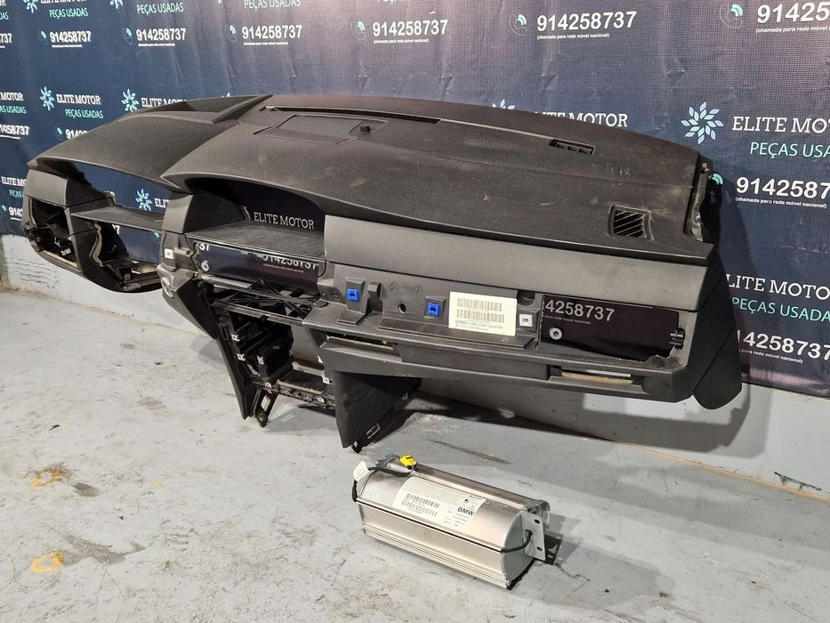 Tablier com airbag usado BMW SERIE 5 E60 E61 LCI CHAVE CARTÃO DISPLAY