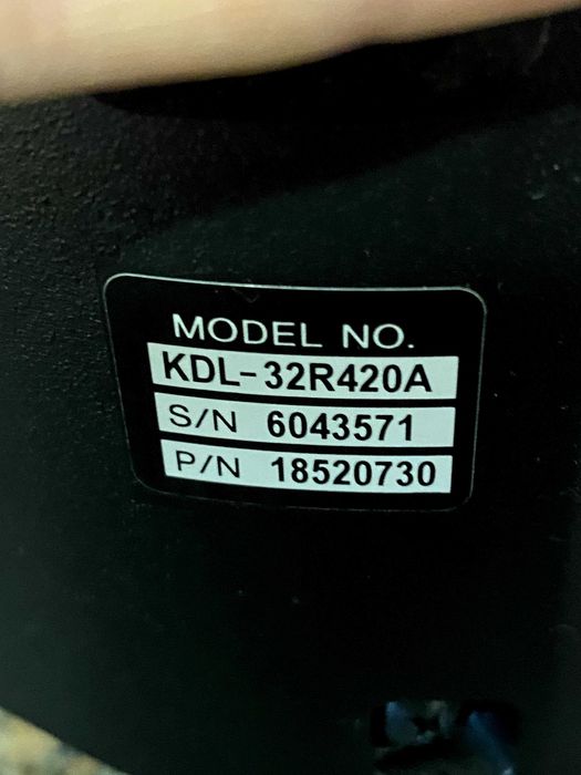 Televisão Sony como nova