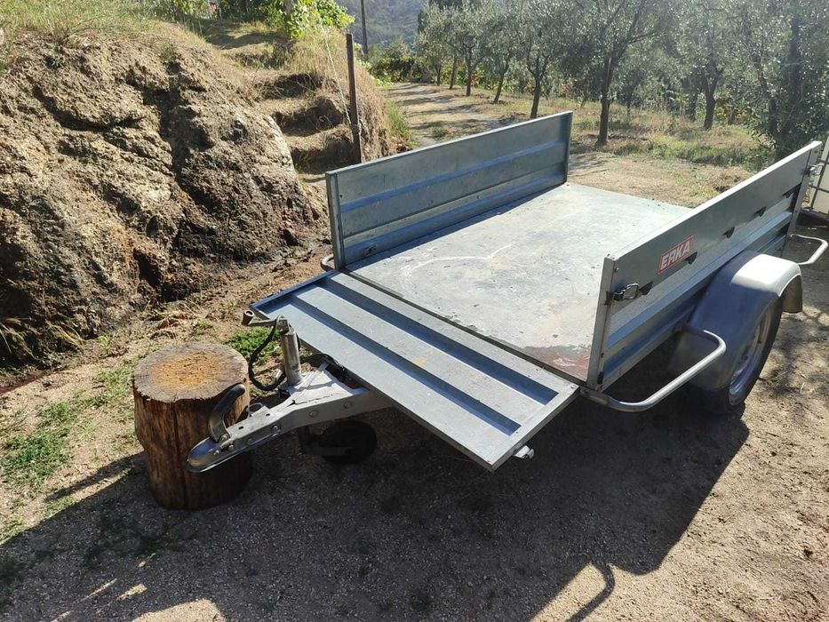 Atrelado 750kg, ERKA galvanizado – 2,08 × 1,60 m