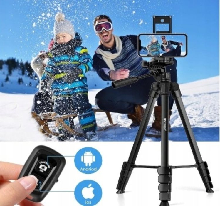 MACTREM KT65 Statyw do telefonu tripod 3w 1 z pilotem  PRO R6