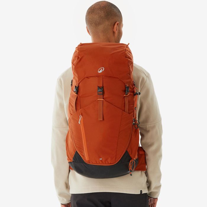 Mochila de caminhada - MH500 38L castanho