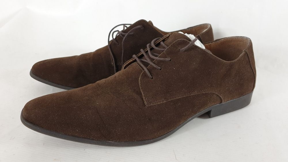 PIER ONE BUTY eleganckie MĘSKIE ROZMIAR 45 eko skóra nowe