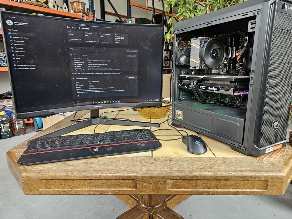 Ігровий комп'ютер: i9-9900KF / RTX 3070 Ti GameRock 8GB / 32GB ОЗУ / Монітор 144Hz