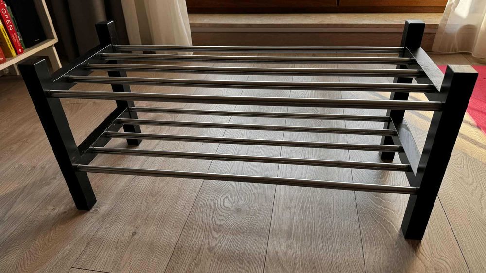 Półka na buty IKEA TJUSIG czarna - stan idealny