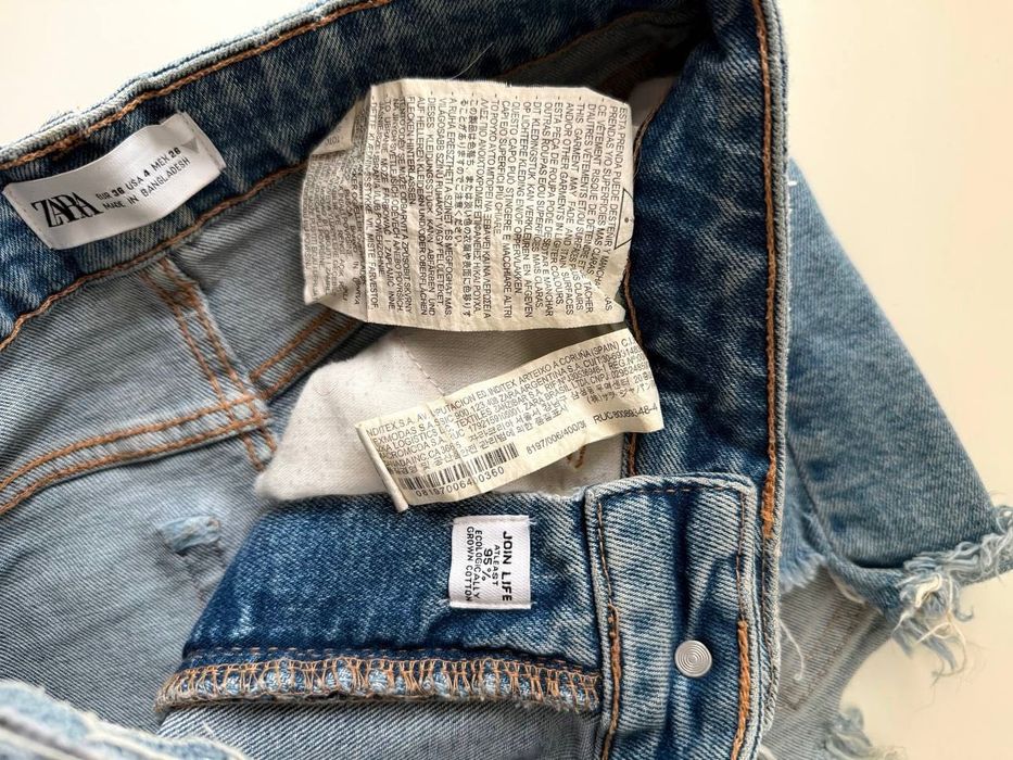 Джинсові шорти zara