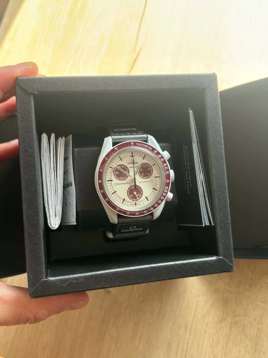Omega x Swatch Bioceramic Moonswatch Mission to Pluto SO33M101 Nowy