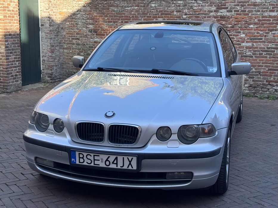 BMW E46 Compact 2.0D 110 kW 2002r 402 tys. km  Po serwisie, nowe opony lato-zima.
