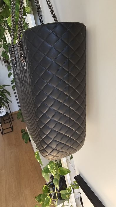 Obag mini pikowana torba torebka o bag mini pik czarna bordo