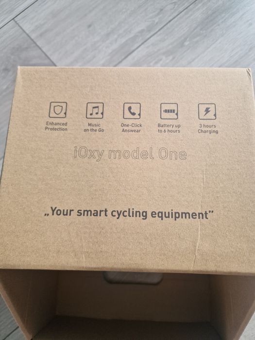 Smart Kask Rowerowy iOxy Bluetooth SS One  Czarny