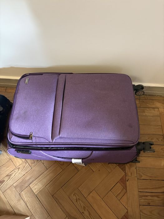 Mala de Viagem Extra Grande Roxa 60 Polegadas