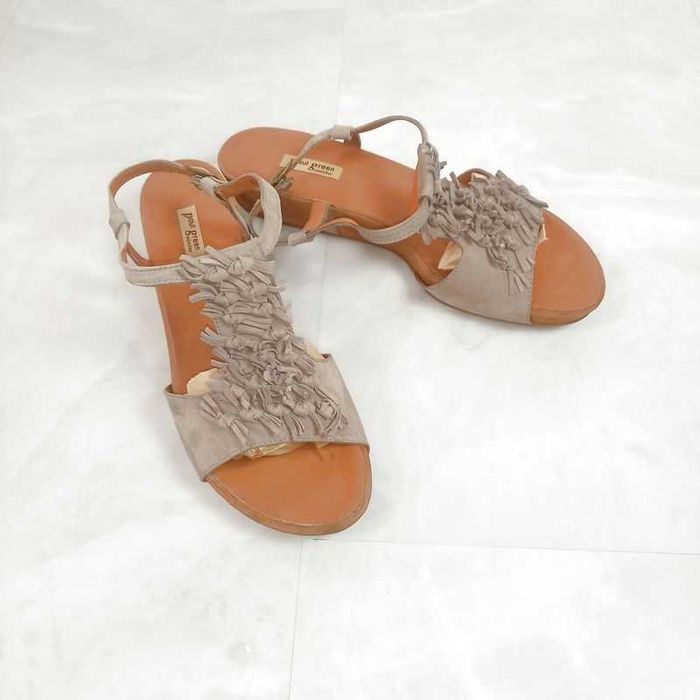 Sandały PAUL GREEN damskie  ze skóry welurowej r. 41 / 26,5cm