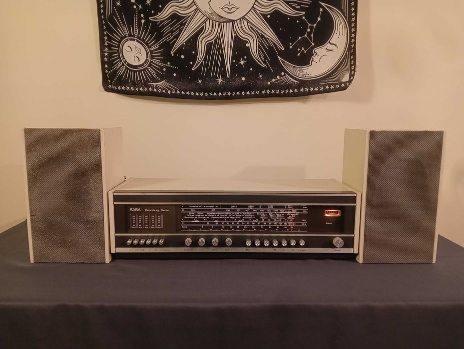 Amplituner SABA Meersburg Stereo G z kolumienkami