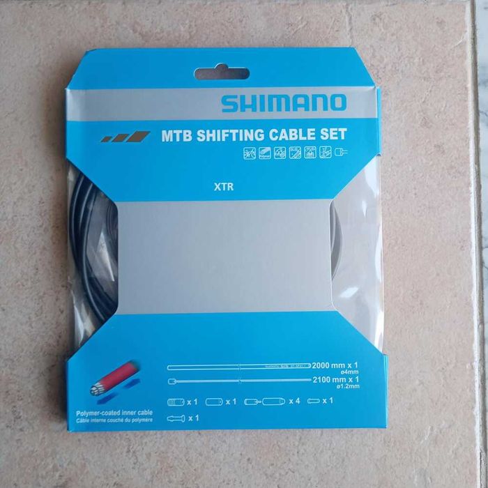 Cabo Shimano XTR OT-SP41 Polymer 1.2x2100mm para Desviador traseiro