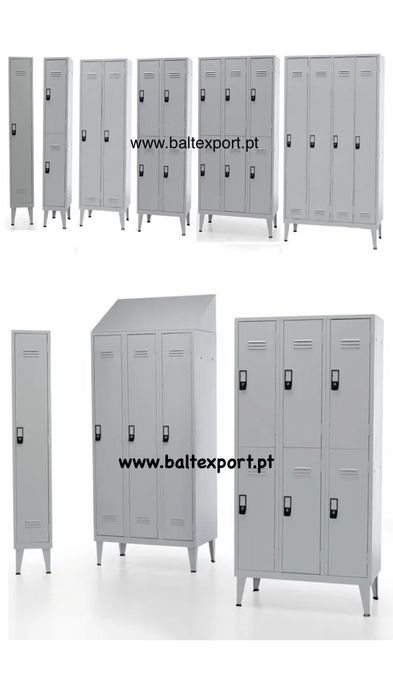 Vestiário Metálico Simples Duplo Triplo Quadruplo Cacifos Portas Novo
