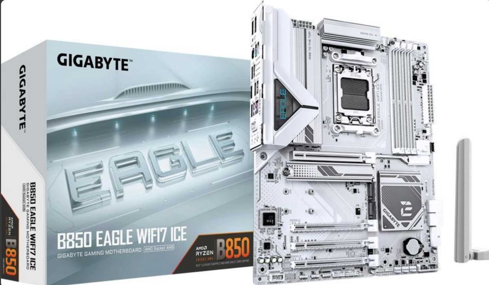 Материнська плата GIGABYTE B850 EAGLE WIFI7 ICE