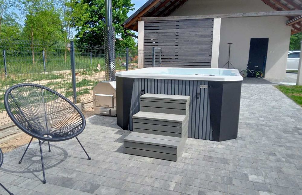 ETNA 5osobowe Jacuzzi Jakość PREMIUM! Balia ogrodowa gorąca beczka!SPA