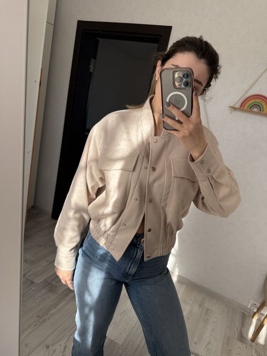 Кашемировый бомбер