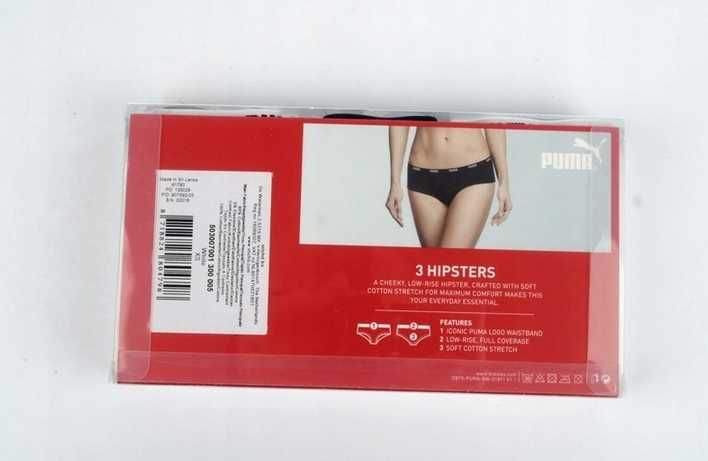 Majtki damskie Puma Hipsters 3pak r.XS