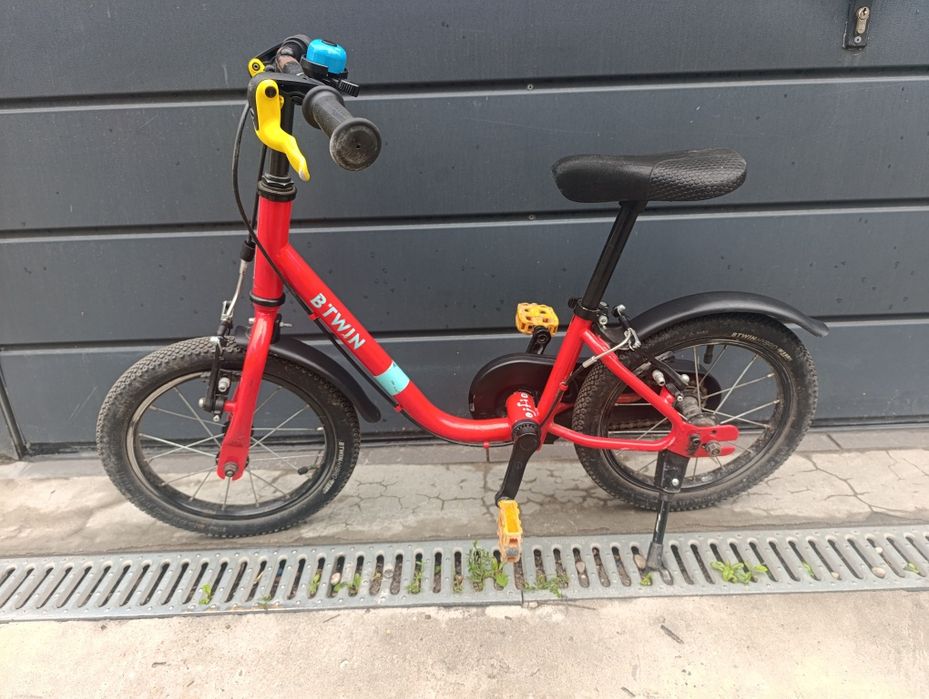 Rower Btwin 14 cali czerwony