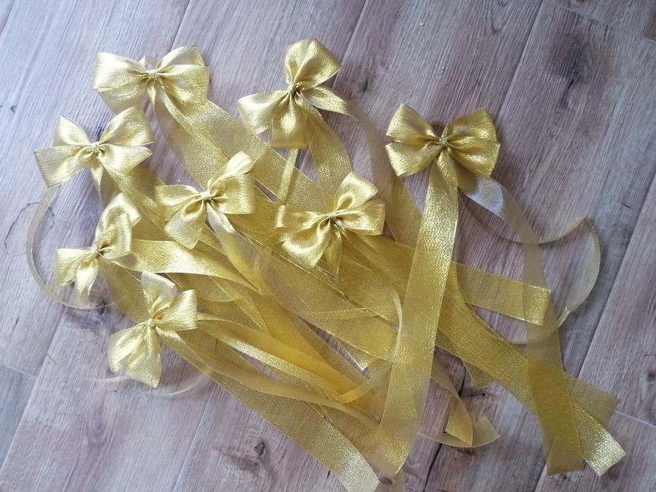 Kokardy do dekoracji