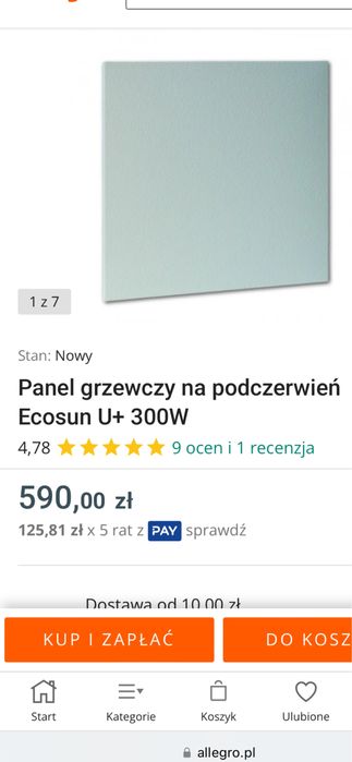 Panel grzewczy na podczerwien