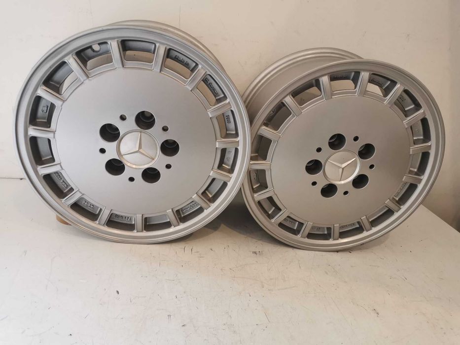 Alufelgi 15 5x112 MERCEDES  W190 W124 W126 Gullideckel