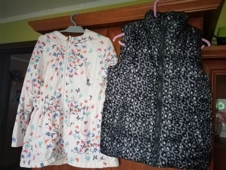 Kurtka parka kamizelka 116