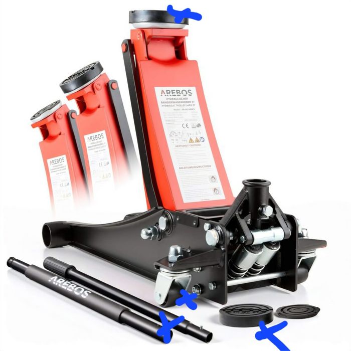 Podnośnik hydrauliczny 3t AREBOS