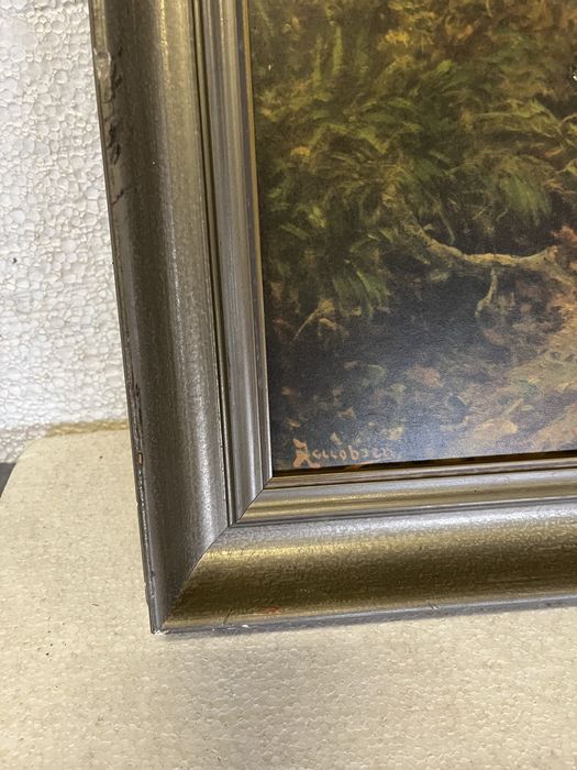 Stary obraz pejzaż replika z 1931 roku