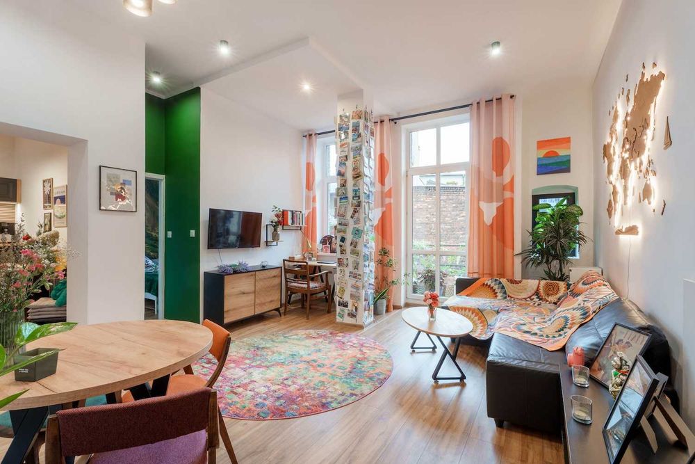 Jasne, przestronne 52 m² z balkonem – stylowe mieszkanie przy Placu Miarki