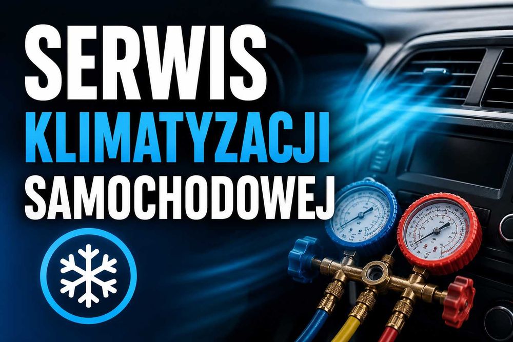 Serwis Klimatyzacji samochodowej-klima serwis/R134a/R1234yf/OZON/MYCIE PAROWNIKA/DIAGNOSTYKA