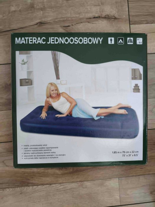 BESTWAY Materac Jednoosobowy 185x 79x 22 cm