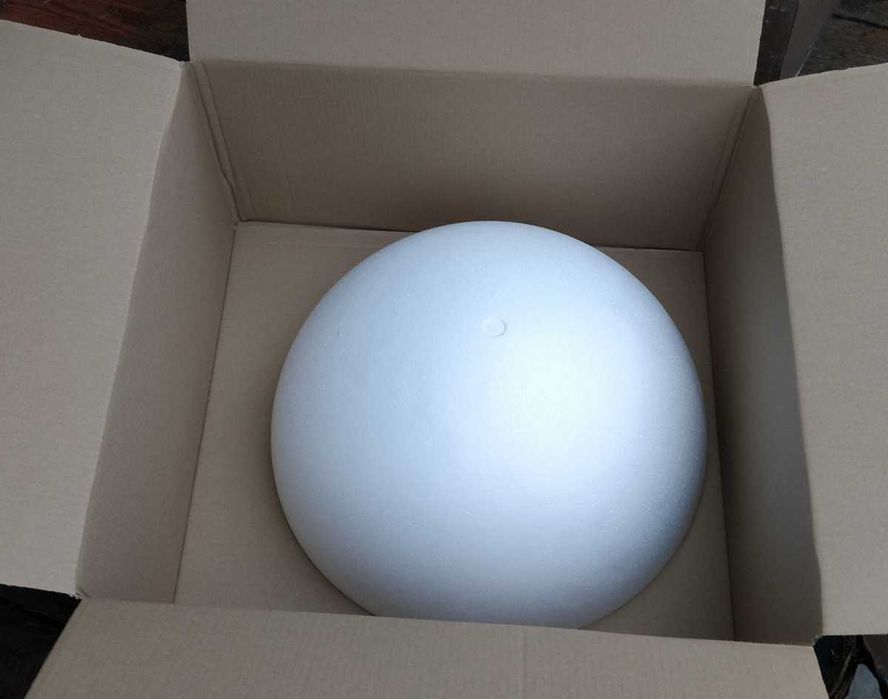 Kula styropianowa 50 cm POŁOWA Stan idealny