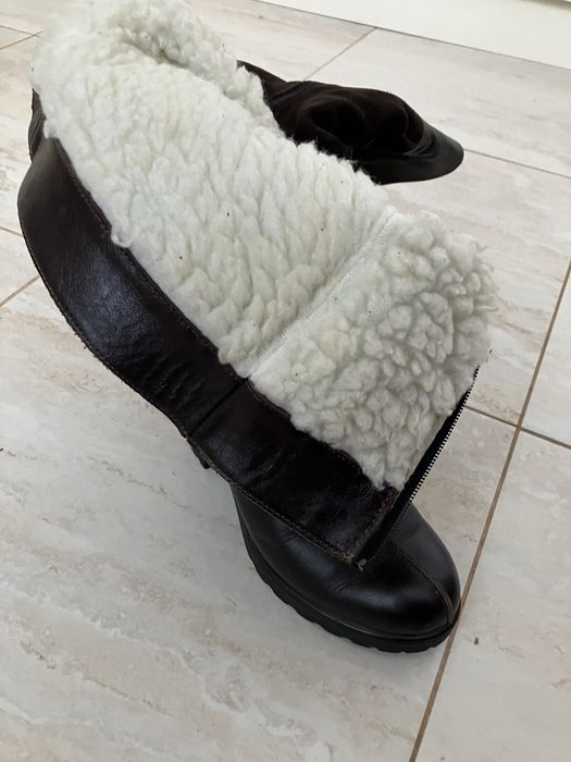 Шкіряне жіноче зимове взуття